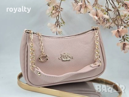 Coach Нова Розова Кожена Дамска Чанта 