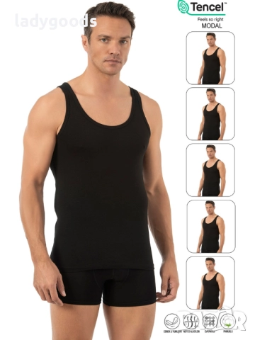 Мъжки потници с модал.Модел 852., снимка 2 - Бельо - 52339730