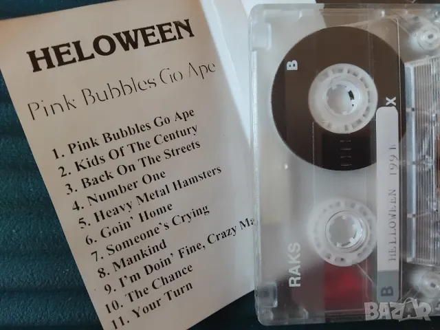 Helloween – Pink Bubbles Go Ape - аудио касета музика, снимка 2 - Аудио касети - 49105160