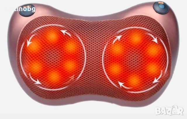 Портативна възглавница масажор за шиацу масаж