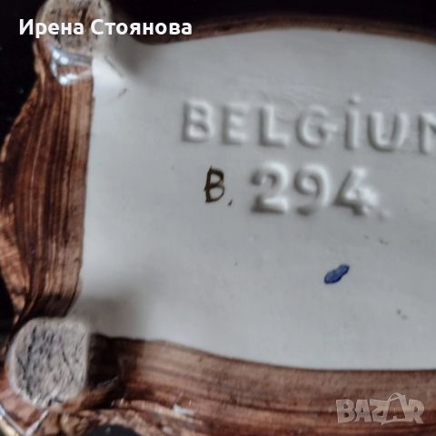 Винтидж ръчно рисувана кутия за бижута, маркирана, Белгия. ., снимка 8 - Антикварни и старинни предмети - 46385307
