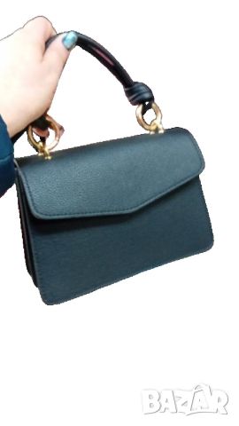 Малка дамска чанта с къса дръжка с възли 23х15х6см, снимка 1 - Чанти - 45765617