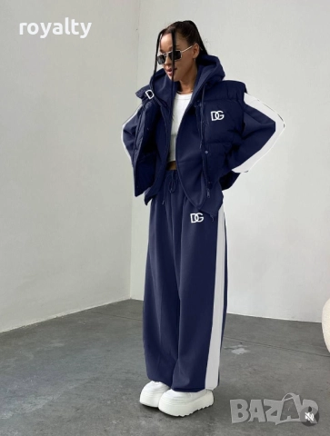 Dolce & Gabbana Дамски Син Екип Три Части