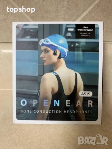 НОВИ Слушалки Open Ear Bone Conduction AS19, слушалки за спорт с 32 GB памет, MP3 костна проводимост, снимка 5 - Bluetooth слушалки - 50493444