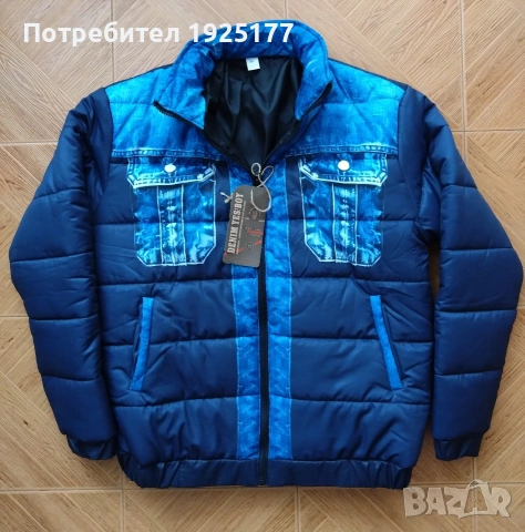 зимно яке полиестер "DENIM", снимка 2 - Якета - 53034621