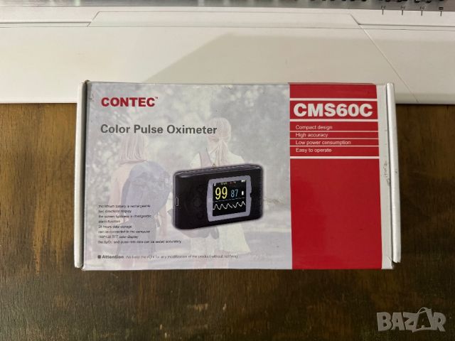 Contec CMS60C / Oximeter / Оксиметър SpO2 и пулс, снимка 2 - Друга електроника - 46814720