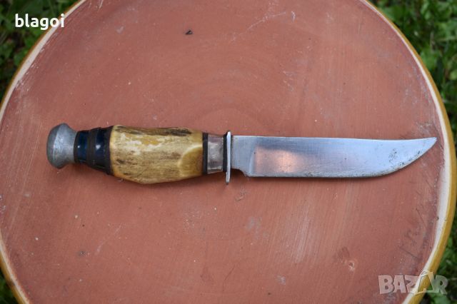 Стар ловен нож, снимка 1 - Ножове - 45933447