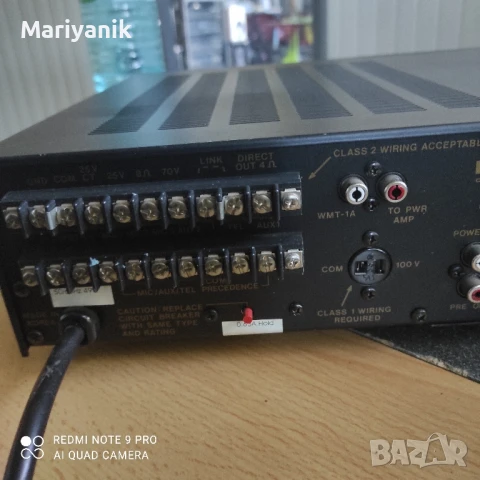 Bogen Gold Seal Series Amplifier GS35 35 Watt , снимка 5 - Ресийвъри, усилватели, смесителни пултове - 50789011