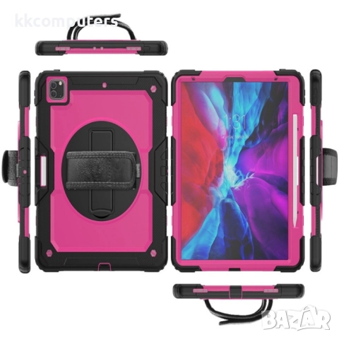 Apple iPad Pro 13 2024 Handle Silicone/ Hydric PC Удароустойчив Калъф и Протектор, снимка 3 - Калъфи, кейсове - 52848615