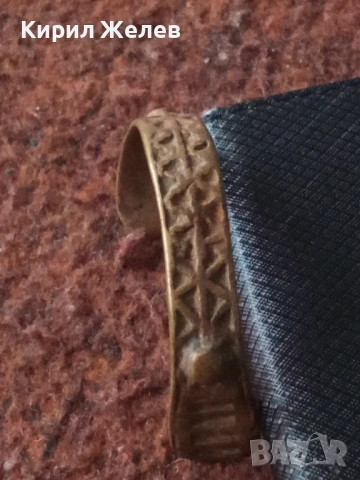 Стара медна гривна 53780, снимка 7 - Антикварни и старинни предмети - 53476883