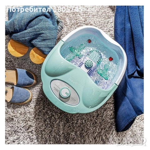 Масажна вана за крака FIRST с вибрация и балонен масаж, снимка 5 - Масажори - 53374160