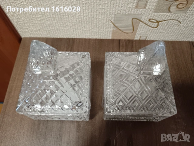Стъклени захарници с капак., снимка 18 - Игри и пъзели - 43251223