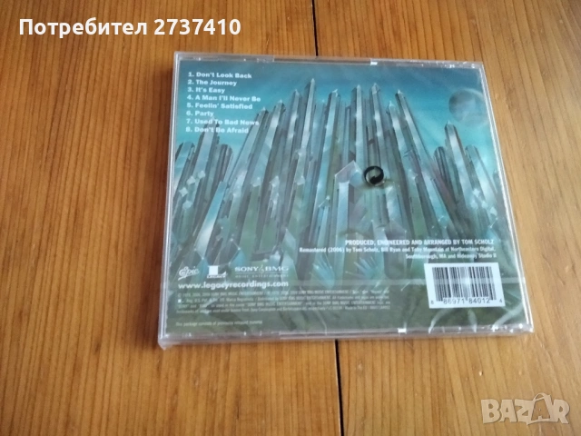 BOSTON - DON'T LOOK BACK 10.20евро оригинален диск, снимка 2 - CD дискове - 53759056