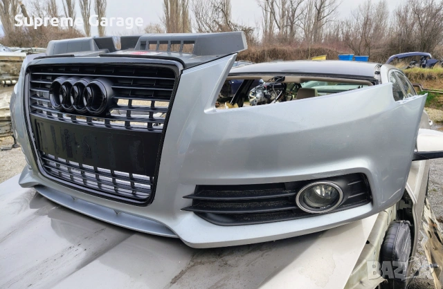 Предна S-Line броня за Audi A3 8P Facelift, снимка 3 - Части - 53712920