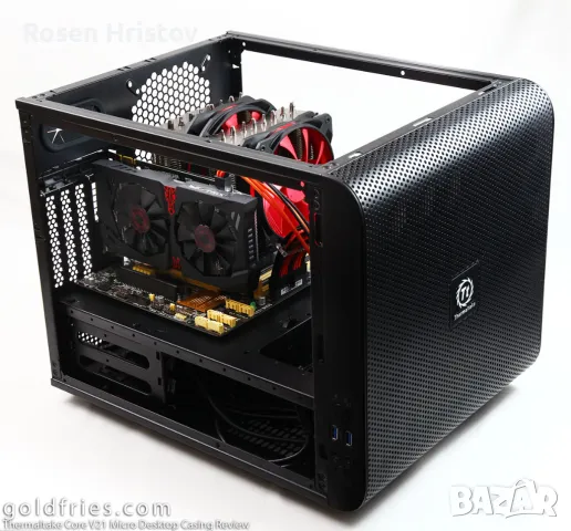 Thermaltake Core V21 Micro Chassis., снимка 6 - Захранвания и кутии - 48909990