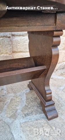 Винтидж дървена масичка, снимка 11 - Маси - 52617419