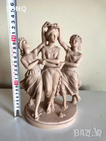 Страхотна Статуетка На Трите Грации, снимка 9 - Статуетки - 51140166