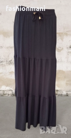 Елегантна пола в тъмно синьо - код 1235