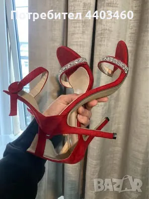 Обувки на тънък ток/ велурени токчета / high heels, снимка 2 - Дамски обувки на ток - 50067150