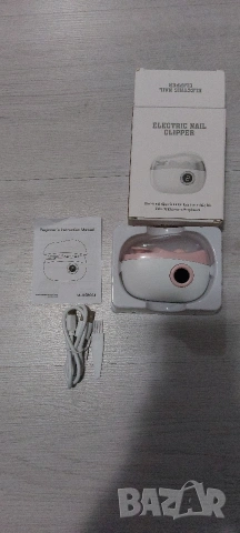 Професионална електрическа нокторезачка 2-в-1 M-USB004 с LED светлина и USB зареждане, снимка 4 - Други - 53232306