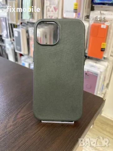 Apple iPhone 15 Woven Mag Cover калъф от плат, снимка 12 - Калъфи, кейсове - 47228206