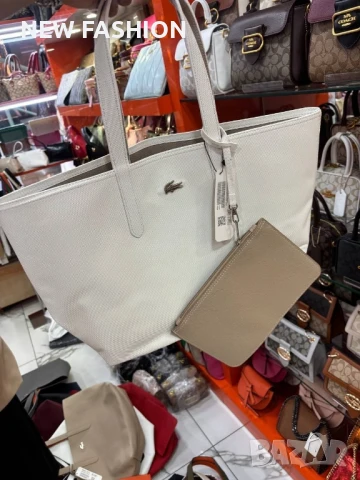 Дамски Кожени Чанти ✨ Lacoste , снимка 3 - Чанти - 50756512