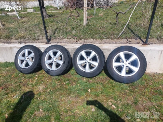 Оригинални джанти Нисан 17 цола с летни гуми Мишелин 215/65/R17, снимка 3 - Гуми и джанти - 53887431