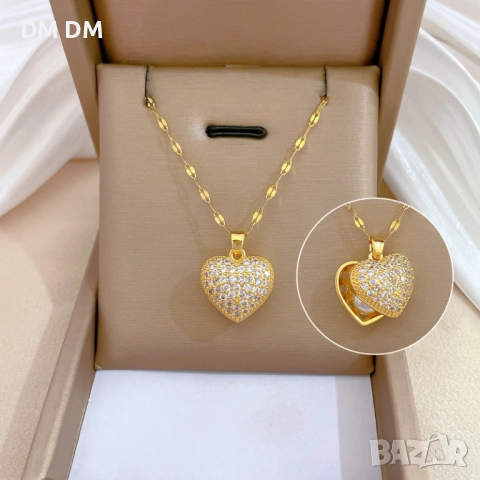 Нежно колие с 18k позлата! Топ цена 🔝