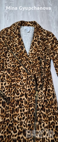 леопард рокля тип костюм, снимка 4 - Рокли - 52722691