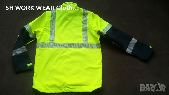 Helly Hansen 74272 ICU Hi Vis Class 3 Softshell Stretch Jacket / Vest размер XL еластично яке W4-336, снимка 3 - Якета - 48897874