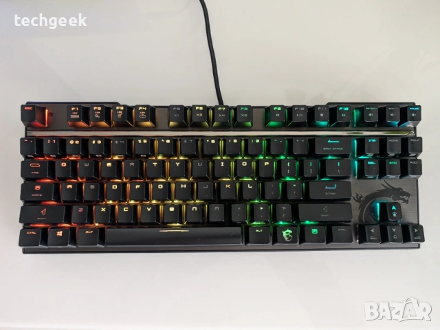 [НОВА] Гейминг клавиатура MSI Vigor GK70 - RGB подсветка, Cherry MX Red, снимка 6 - Клавиатури и мишки - 53175029
