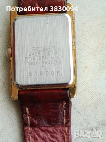 Дамски часовник Сейко, снимка 3 - Дамски - 54166696