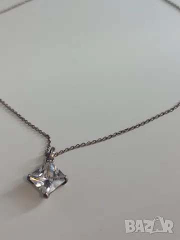 Сребърно колие 925, снимка 2 - Колиета, медальони, синджири - 50393328