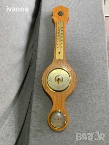 барометър термометър влагомер, снимка 1 - Антикварни и старинни предмети - 46022524