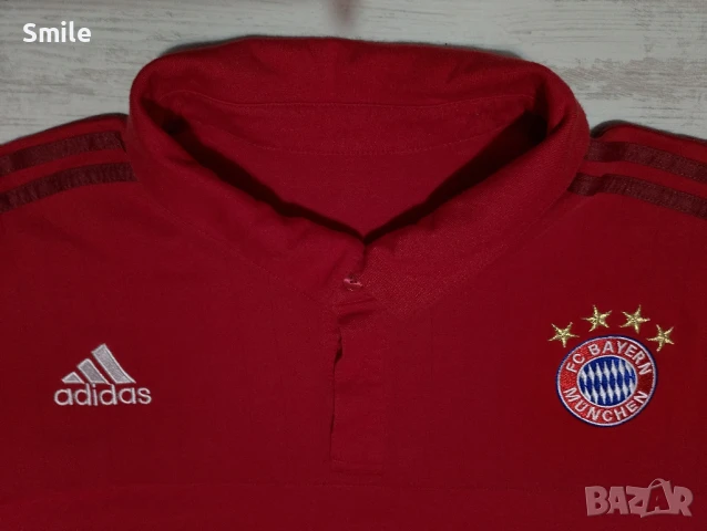 Фланелка FC Bayern Munchen / Adidas оригинал, снимка 4 - Спортни дрехи, екипи - 50620305