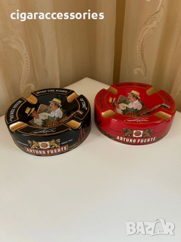 Arturo Fuente пепелник за пури – 4 места, керамика, подаръчна кутия, снимка 5 - Табакери - 53891201