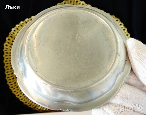 Калаена чиния,купичка,пепелник Paris. , снимка 4 - Антикварни и старинни предмети - 53660204