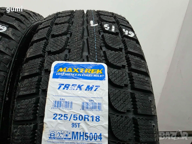 2бр зимни гуми 225/50/18 MAXTREK L05149 , снимка 2 - Гуми и джанти - 53851755