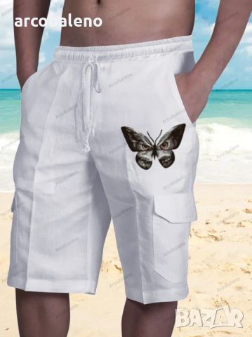 Мъжки къси карго панталони с много джобове, 15цвята , снимка 5 - Къси панталони - 45906493