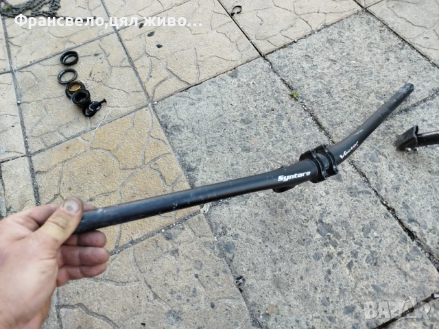 Кормило 31.8 с лапа за стержен 28.6 за велосипед колело , снимка 1