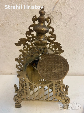 Часовник Бароков стил, снимка 6 - Антикварни и старинни предмети - 53809939