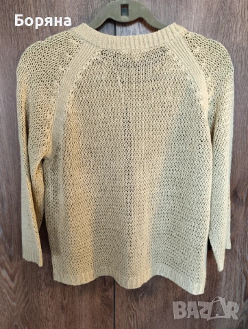 Zavanna нова къса жилетка плетиво с брошка тип Max Mara, снимка 15 - Жилетки - 53724956