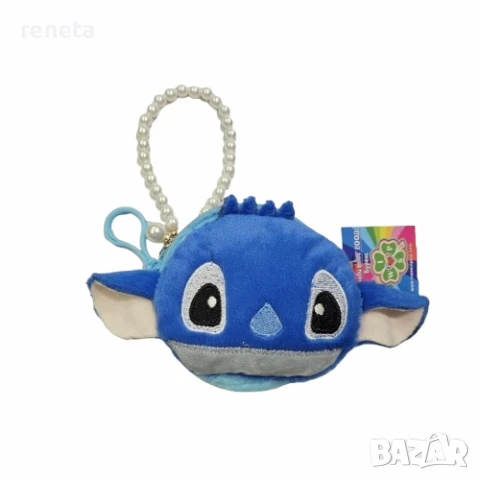 Играчка Стич, Тип портфейлче, Плюшена, 10х9 см, снимка 1