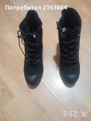 Дамски боти на ток, снимка 2 - Дамски обувки на ток - 53215408