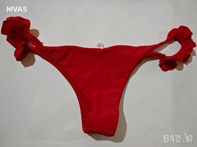 Нови дамски бански черни червени S M размер , снимка 9 - Бански костюми - 50956075