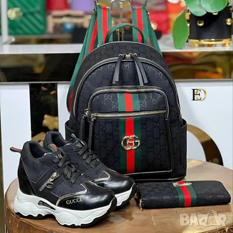 дамски маратонки, раница и портмоне  gucci tommy hilfiger , снимка 2 - Маратонки - 46859706