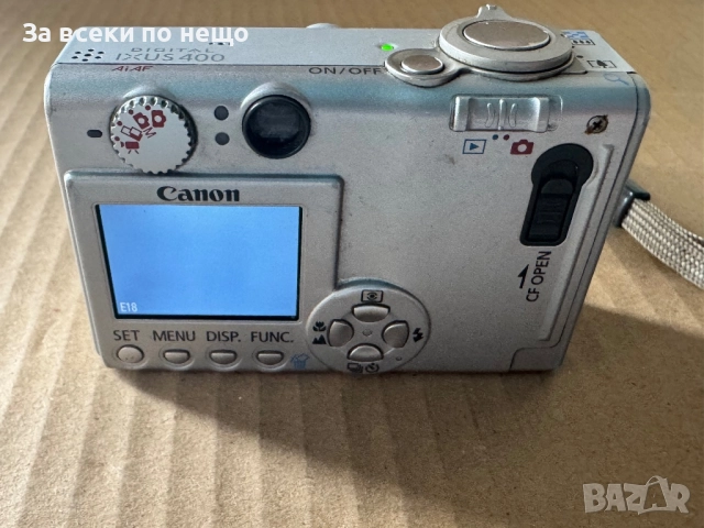 ЗА ЧАСТИ! Цифров фотоапарат Canon DIGITAL ixus 400 , 4mp