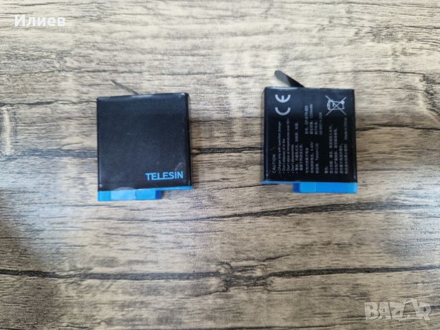 Telesin зарядно за камера GoPro Hero 8/7/6/5 с 2 батерии, снимка 2 - Друга електроника - 46429016
