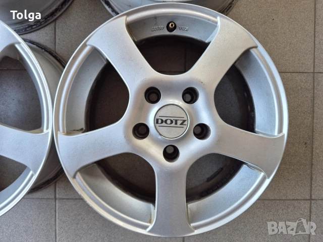Алуминиеви джанти DOTZ 15 5x114.3, снимка 3 - Гуми и джанти - 51955562