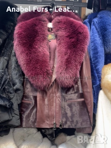 Дамски палта с естествен косъм, снимка 17 - Палта, манта - 52621323